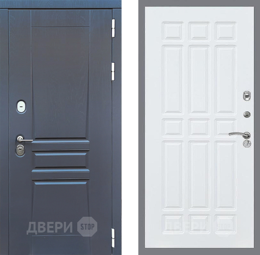 Входная металлическая Дверь Стоп ПЛАТИНУМ ФЛ-33 Силк Сноу в Пущино