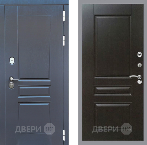 Входная металлическая Дверь Стоп ПЛАТИНУМ ФЛ-243 Венге в Пущино