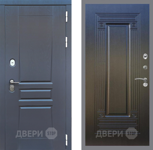 Входная металлическая Дверь Стоп ПЛАТИНУМ ФЛ-4 Венге в Пущино