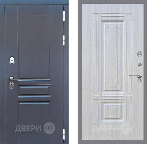 Входная металлическая Дверь Стоп ПЛАТИНУМ ФЛ-2 Сандал белый в Пущино