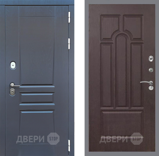Входная металлическая Дверь Стоп ПЛАТИНУМ ФЛ-58 Венге в Пущино