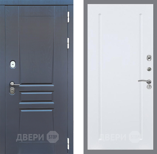 Входная металлическая Дверь Стоп ПЛАТИНУМ ФЛ-68 Силк Сноу в Пущино