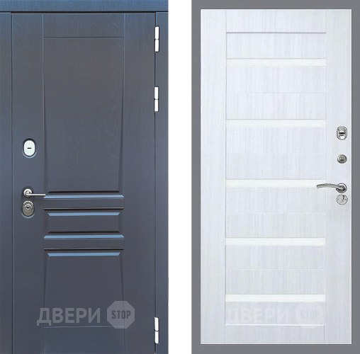 Входная металлическая Дверь Стоп ПЛАТИНУМ СБ-14 Сандал белый в Пущино