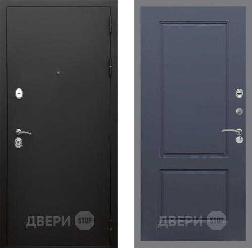 Входная металлическая Дверь Стоп КЛАССИК Шагрень ФЛ-117 Силк титан в Пущино
