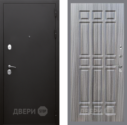 Входная металлическая Дверь Стоп КЛАССИК Шагрень ФЛ-33 Сандал грей в Пущино