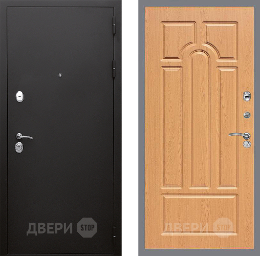 Входная металлическая Дверь Стоп КЛАССИК Шагрень ФЛ-58 Дуб в Пущино