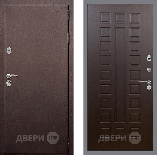Входная металлическая Дверь Стоп КЛАССИК Медь ФЛ-183 Венге в Пущино
