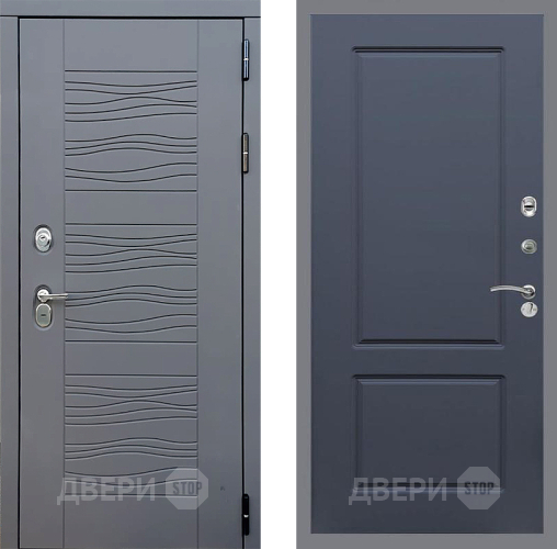 Входная металлическая Дверь Стоп СКАНДИ ФЛ-117 Силк титан в Пущино