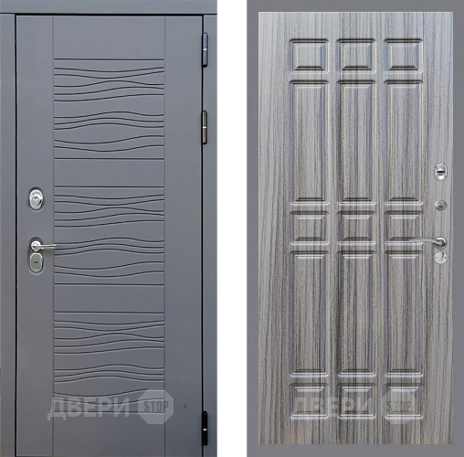 Входная металлическая Дверь Стоп СКАНДИ ФЛ-33 Сандал грей в Пущино