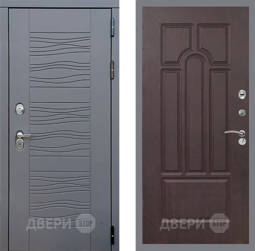 Входная металлическая Дверь Стоп СКАНДИ ФЛ-58 Венге в Пущино