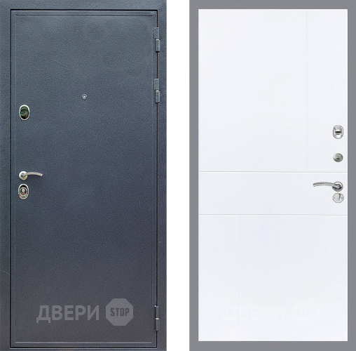 Входная металлическая Дверь Стоп СИЛЬВЕР ФЛ-290 Силк Сноу в Пущино