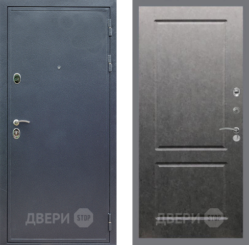 Входная металлическая Дверь Стоп СИЛЬВЕР ФЛ-117 Штукатурка графит в Пущино