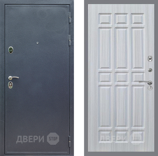 Входная металлическая Дверь Стоп СИЛЬВЕР ФЛ-33 Сандал белый в Пущино