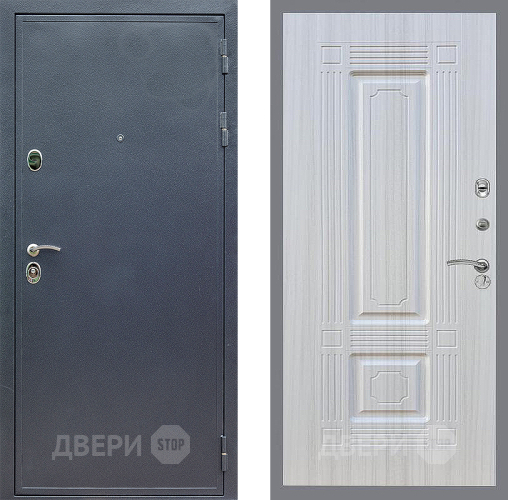 Входная металлическая Дверь Стоп СИЛЬВЕР ФЛ-2 Сандал белый в Пущино
