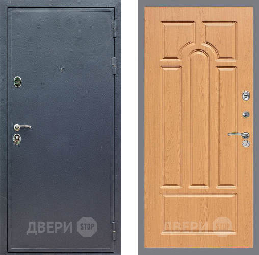 Входная металлическая Дверь Стоп СИЛЬВЕР ФЛ-58 Дуб в Пущино