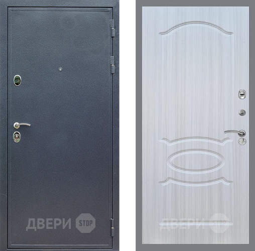 Входная металлическая Дверь Стоп СИЛЬВЕР ФЛ-128 Сандал белый в Пущино