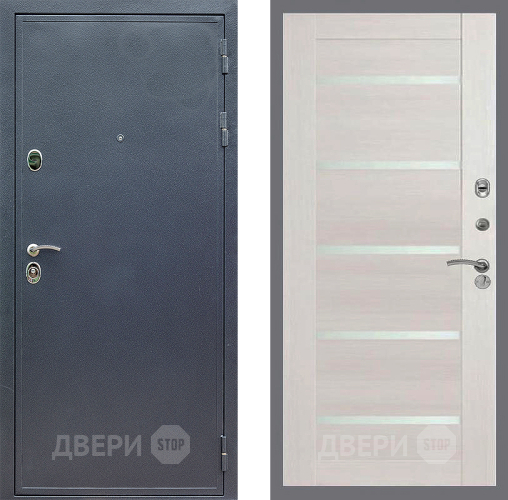 Входная металлическая Дверь Стоп СИЛЬВЕР СБ-14 Лиственница беж в Пущино