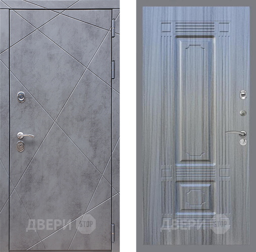 Входная металлическая Дверь Стоп Лучи ФЛ-2 Сандал грей в Пущино