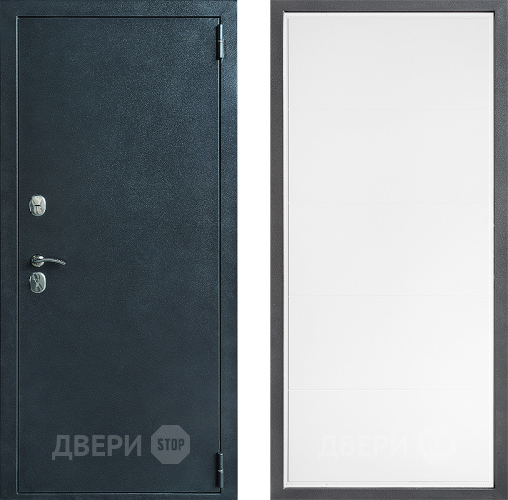 Входная металлическая Дверь Дверной континент ДК-70 Дизайн ФЛ-649 Белый софт в Пущино