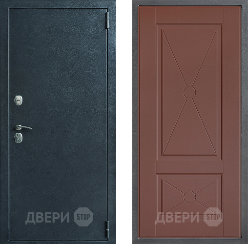 Входная металлическая Дверь Дверной континент ДК-70 Дизайн ФЛ-617 Ясень шоколадный в Пущино