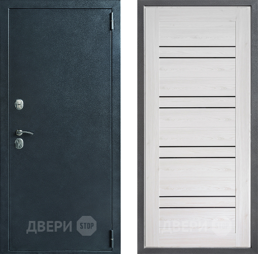 Входная металлическая Дверь Дверной континент ДК-70 Дизайн ФЛ-49 Сосна белая в Пущино