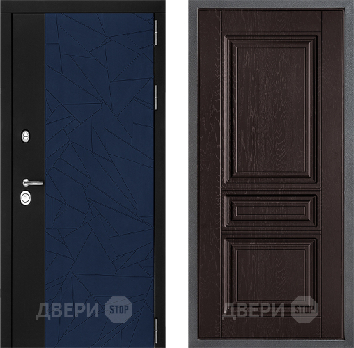 Входная металлическая Дверь Дверной континент ДК-9 ФЛ-243 Дуб шоколадный в Пущино