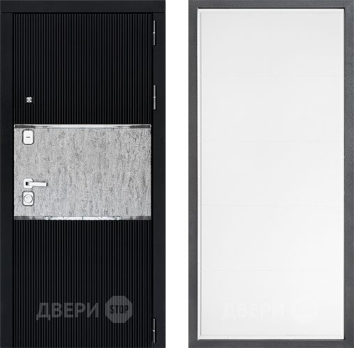 Входная металлическая Дверь Дверной континент ДК-13 ФЛ-649 Белый софт в Пущино
