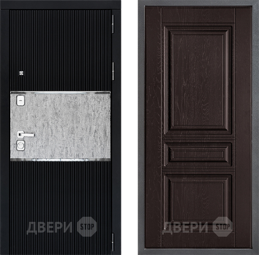 Входная металлическая Дверь Дверной континент ДК-13 ФЛ-243 Дуб шоколадный в Пущино