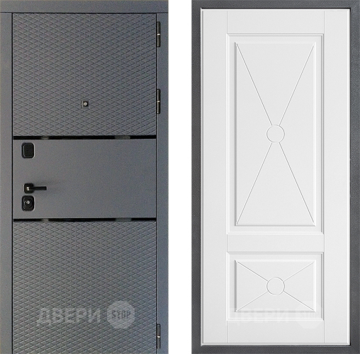 Входная металлическая Дверь Дверной континент Диамант Дизайн ФЛ-617 Софт милк в Пущино