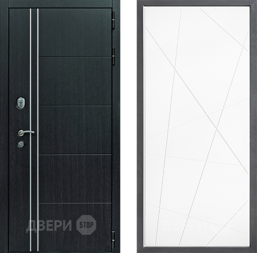 Входная металлическая Дверь Дверной континент Теплолюкс Дизайн ФЛ-655 Белый софт в Пущино
