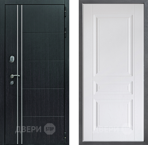 Входная металлическая Дверь Дверной континент Теплолюкс Дизайн ФЛ-243 Альберо Браш серебро в Пущино