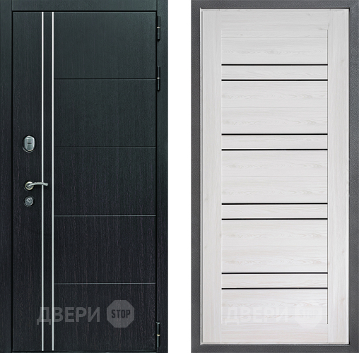 Входная металлическая Дверь Дверной континент Теплолюкс Дизайн ФЛ-49 Сосна белая в Пущино