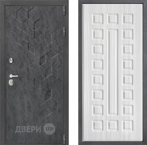 Входная металлическая Дверь Дверной континент ДК-3/713 ФЛ-183 Сандал белый в Пущино