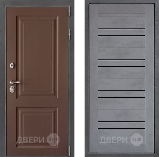Дверь Дверной континент ДК-3/729 ФЛ-49 Бетон серый в Пущино
