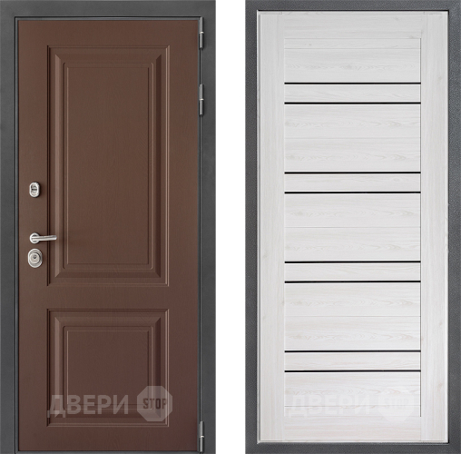 Входная металлическая Дверь Дверной континент ДК-3/729 ФЛ-49 Сосна белая в Пущино