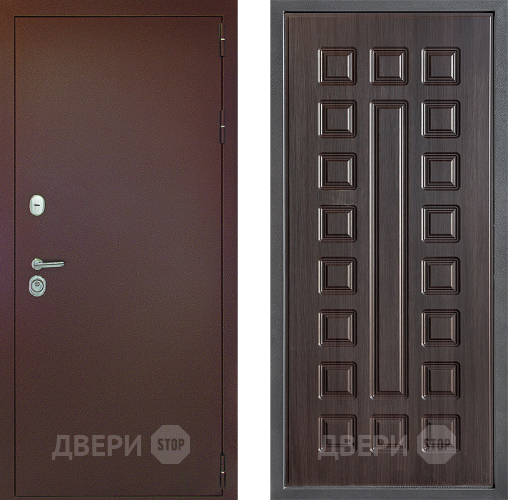 Дверь Дверной континент Рубикон Медь Дизайн ФЛ-183 Венге в Пущино