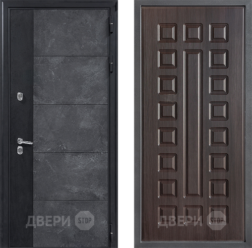 Дверь Дверной континент ДК-15 Бетон ТЕРМО ФЛ-183 Венге в Пущино