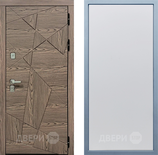 Входная металлическая Дверь Дива МД-97/2 Н-1 Белый в Пущино