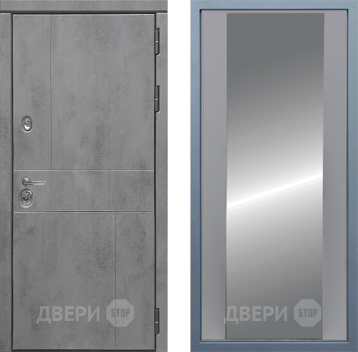Входная металлическая Дверь Дива МД-48 Д-15 Зеркало Силк Маус в Пущино