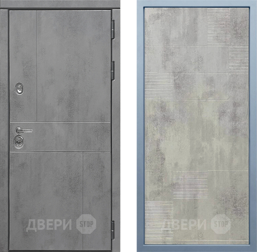 Входная металлическая Дверь Дива МД-48 Д-4 Бетон темный в Пущино