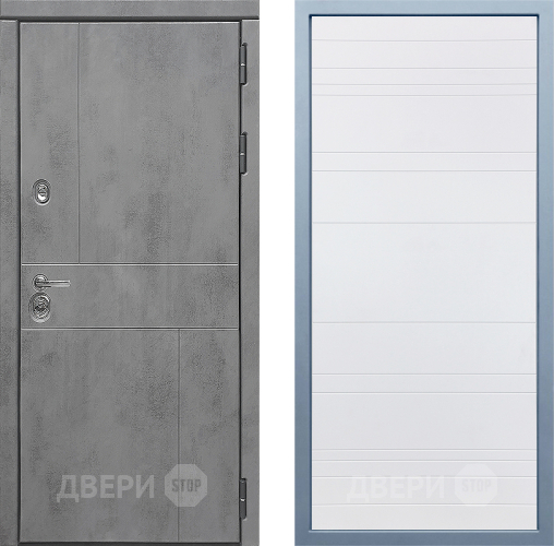Входная металлическая Дверь Дива МД-48 Д-5 Белый в Пущино
