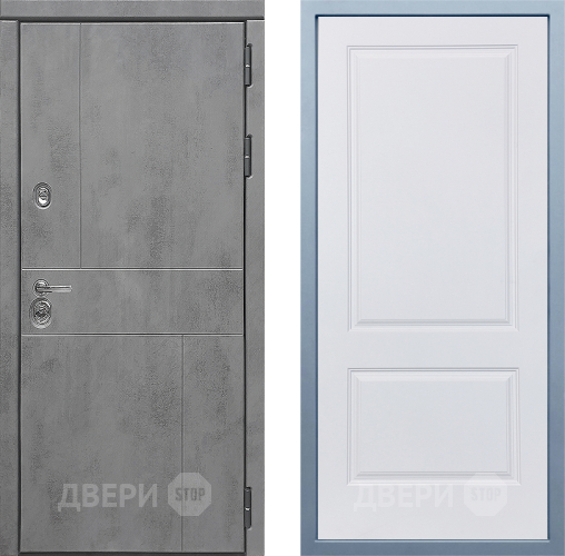 Входная металлическая Дверь Дива МД-48 Д-7 Белый в Пущино