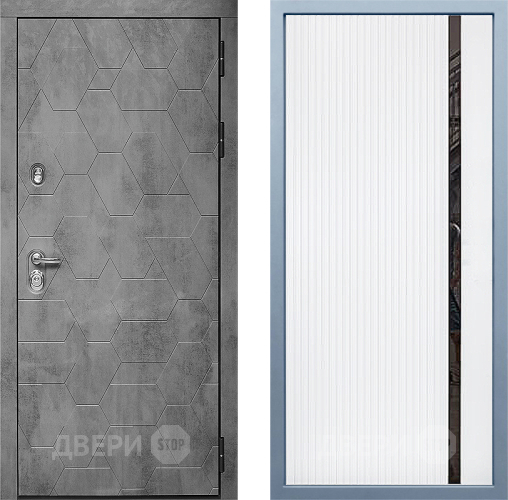 Входная металлическая Дверь Дива МД-51 МХ-46 Белый матовый в Пущино