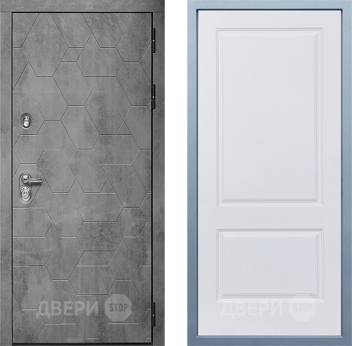 Входная металлическая Дверь Дива МД-51 Д-7 Белый в Пущино