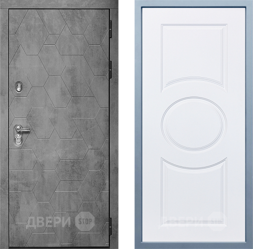 Входная металлическая Дверь Дива МД-51 Д-8 Белый в Пущино
