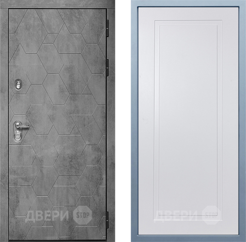 Входная металлическая Дверь Дива МД-51 Н-10 Белый в Пущино
