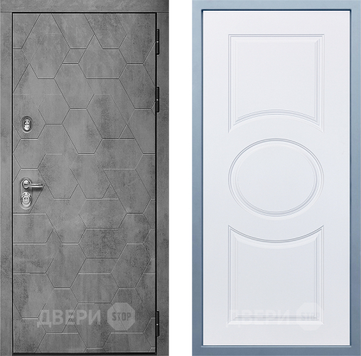Входная металлическая Дверь Дива МД-51 М-30 Белый в Пущино