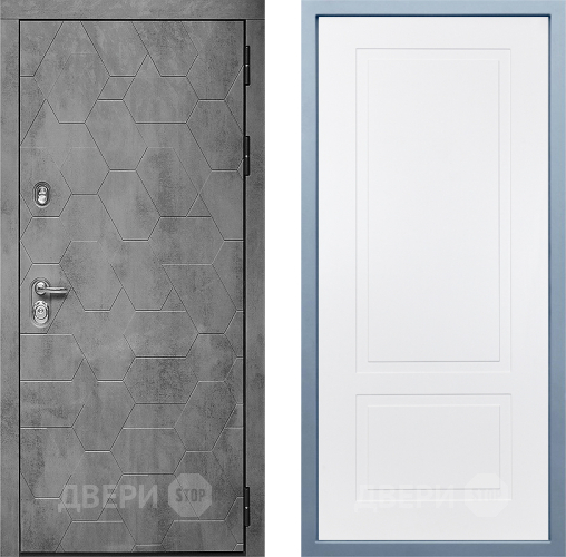 Входная металлическая Дверь Дива МД-51 Н-7 Белый в Пущино