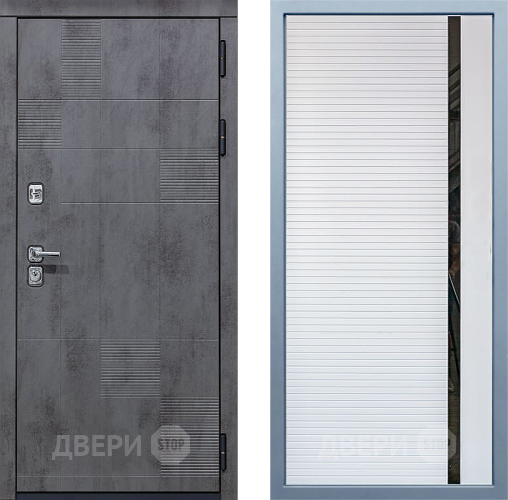 Входная металлическая Дверь Дива МД-35 МХ-45 Белый матовый в Пущино
