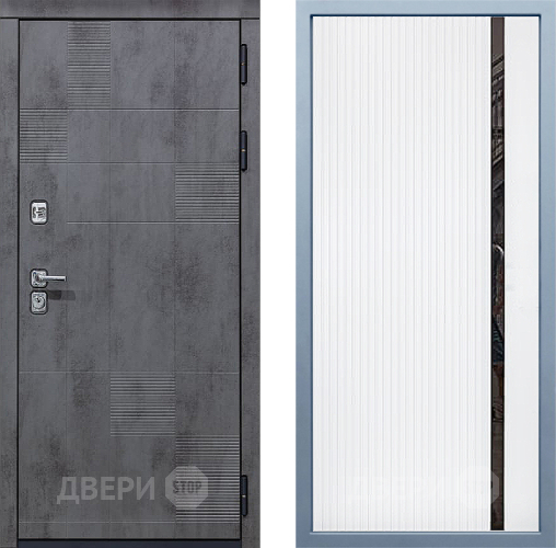 Входная металлическая Дверь Дива МД-35 МХ-46 Белый матовый в Пущино